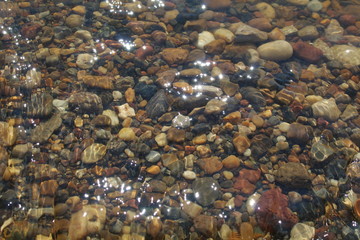 stones in water
