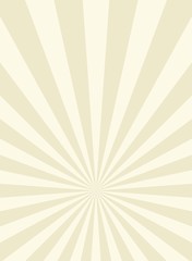 Sunlight retro narrow vertical background. Pale beige color burst background.