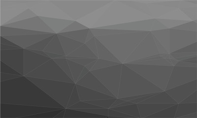 Obraz premium Abstract polygon grey background with wireframe polygonal abstract mesh.Pattern composed of triangles. 
