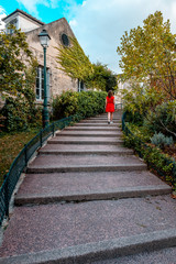 stairs behind Montmartre