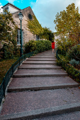 stairs behind Montmartre