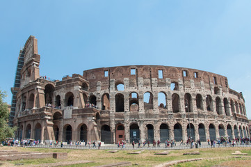Fototapeta na wymiar Colosseum in Rome (Italy)