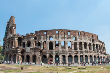 Fototapeta na wymiar Colosseum in Rome (Italy)