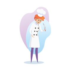 Concept illustration of the restaurant business