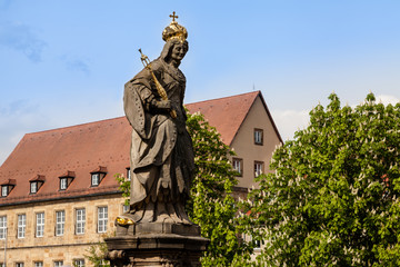 Statue der heiligen Kunigunde in Bamberg