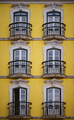 facade of an old building