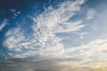 Obraz premium blue sky with clouds