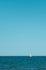 Fototapeta premium a lone boat