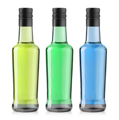 drink glass bottle isolated