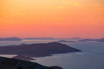 romantic islands dreamland after the sunset