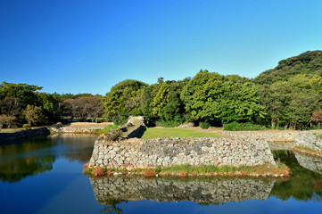 萩城天守台からの眺め　山口県萩市
