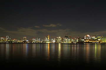 Fototapeta na wymiar 東京港の夜景