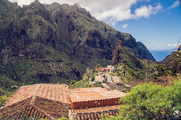 Masca, Tenerife. Amazing mountain village also known as European Machu Picchu.