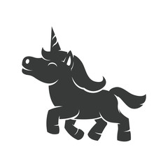 Little unicorn silhouette