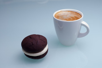 Kaffee mit Kuchen Cupcake