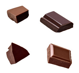chocolate piece sweet food dessert falling