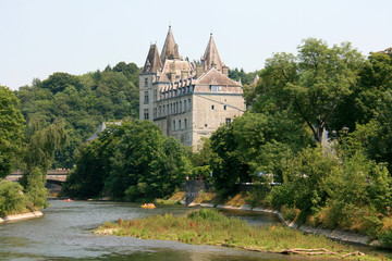 Durbuy, son fleuve et son château