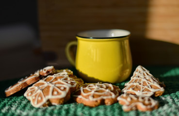 Christmas gingerbread cookies 