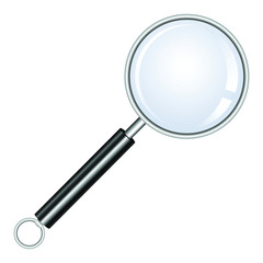 Magnifying glass vector design