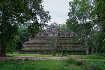 Fototapeta na wymiar Ancient temples of Angkor, Siem Reap, Cambodia