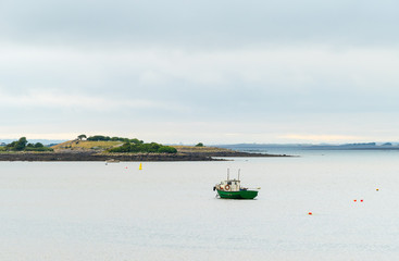 Boat in Bay Boot in Bucht Ballyvaughan Galway Bay