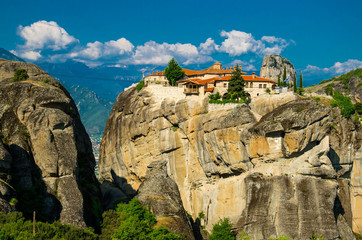 Fototapeta na wymiar Meteora Monasteries Holy Trinity Monastery, Kalabaka, Greece