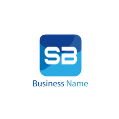 Initial Letter SB Logo template design