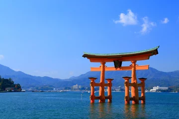 Gordijnen Hiroshima, Miyajima, Itsukushima-schrijn © KENTA