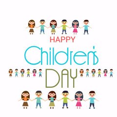 Fototapeta premium Happy Children's Day.