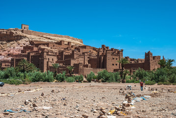 ruins of ancient town in africa