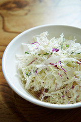 Sprout and cabbage salad 