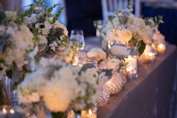 wedding flower florist white elegant luxury simple color