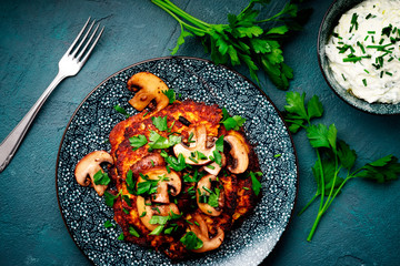 reibekuchen mit pilze