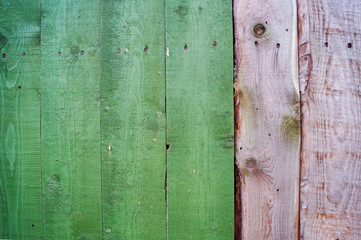  Beautiful wooden green background for design, banner and layout.