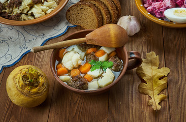 Estonian Frikadelli Supp