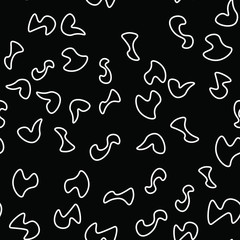 Abstract Seamless Vector EPS 10 Pattern. Different Geometric Objects