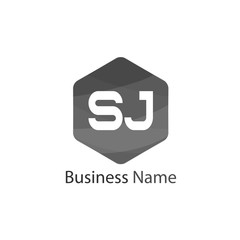 Initial Letter SJ Logo template design