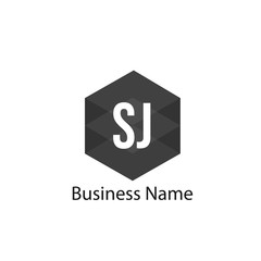 Initial Letter SJ Logo template design