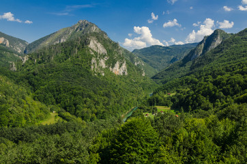 Tara Canyon, Durmitor National Park, North part of the Montenegro