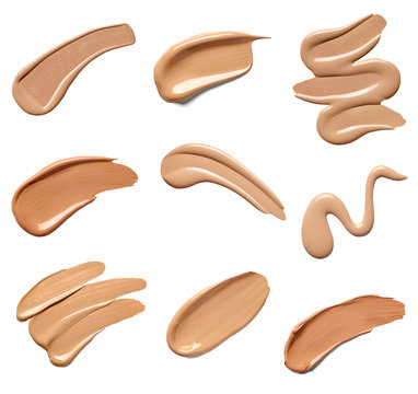 Fototapeta beauty cream liquid powdermake up