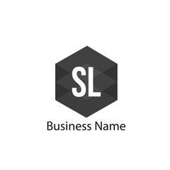 Initial Letter SL Logo template design