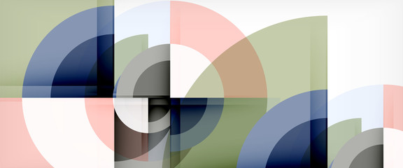 Obraz na płótnie Canvas Circle abstract background, geometric modern design template
