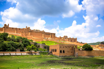 Fototapeta na wymiar Amer or Amber fort, Rajasthan, India