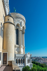 The Basilica of Notre Dame de Fourviere in Lyon