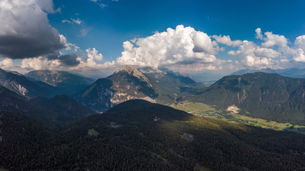 panoramic view of the mountains