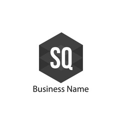 Initial Letter SQ Logo template design