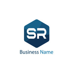 Initial Letter SR Logo template design