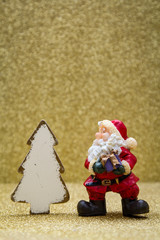 Glitzer, Weihnachtsmann, Engel, Geschenk 