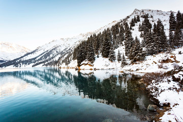 Big Almaty Lake. Kazakhstan.