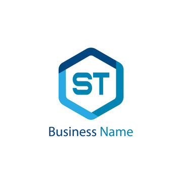 Initial Letter ST Logo template design